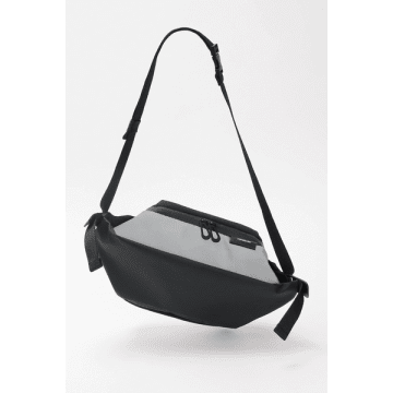 Côte And Ciel Small  Black Isarau  Reflective Cross Body Bag