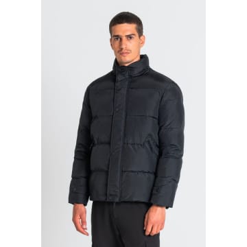 Antony Morato 3 By 4 Black Quilted Tech Jacket