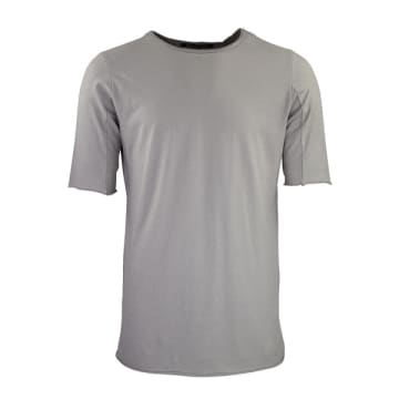 Hannes Roether Sand Raw Edge Neck T Shirt In Neutrals