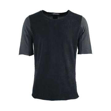 Hannes Roether Black Terry T Shirt