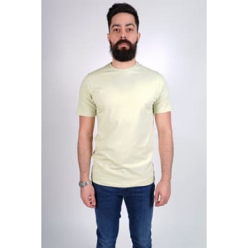 Remus Uomo Pistachio Tapered Fit Cotton Stretch T Shirt