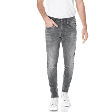 Replay Grey Bronny White Shades Jeans