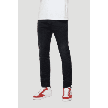Replay Black Washed Hyperflex X Lite Anbass Jeans