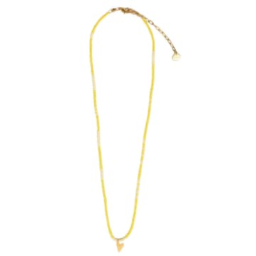 Mishky Summer Love Necklace In Yellow