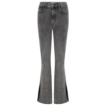 Le Jean Stelle Flare In Beachwood Canyon In Solstice Grey