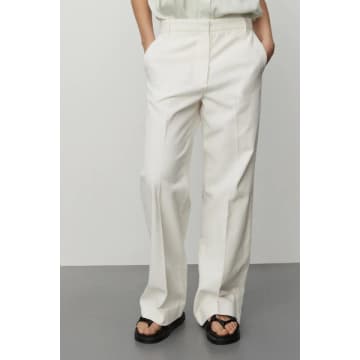 Day Birger Calle Star White Soft Canvas Twill Trousers