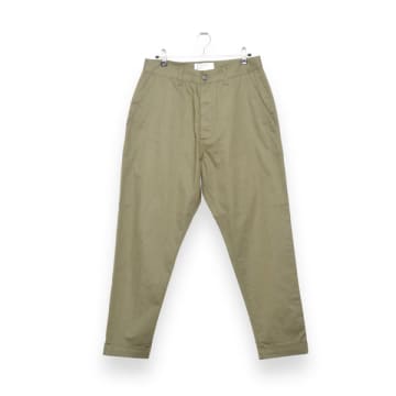 Universal Works Rb Chino Fine Twill Olive P28057 In Green