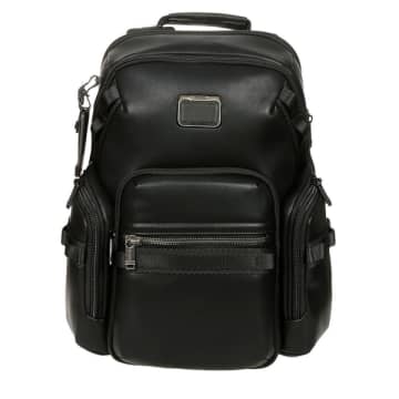 Tumi Navigation Backpack Leather Black 142497-1041