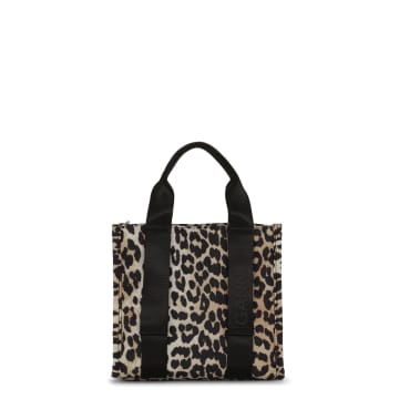 Shop Ganni - Recycled Tech Small Tote Print