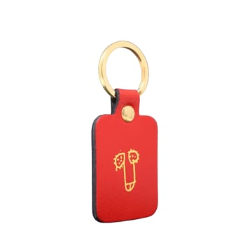 Ark Colour Design Cheeky Willy Key Ring Fob : Red