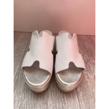 Donna Lei White Cut Out Wedges