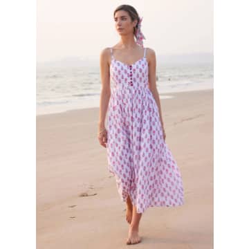 Pink City Prints Maree Dress In Pink