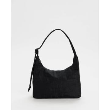 Baggu Mini Nylon Shoulder Bag In Black