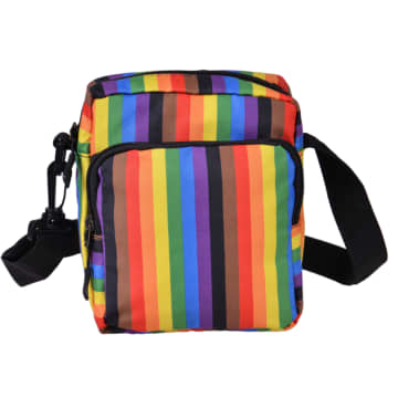 &quirky Progress Rainbow Messenger Bag