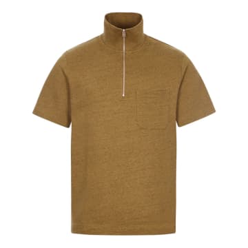 NORSE PROJECTS DUFFLE JORN HALF ZIP POLO SHIRT