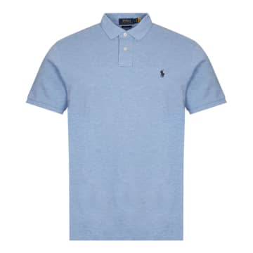 Polo Ralph Lauren Custom Slim Fit Polo Shirt In Blue