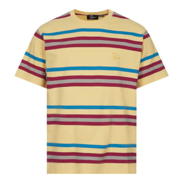 BY PARRA YELLOW STRIPEYS T SHIRT