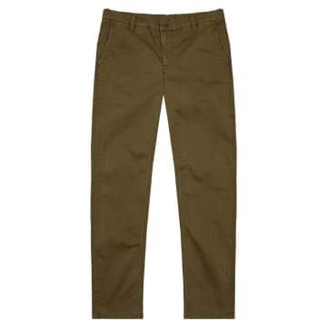 NUDIE JEANS OLIVE EASY ALVIN CHINO TROUSERS