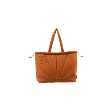 Rilla Go Rilla Padded Tote Bag In Croissant Brown By Sticky Sis From