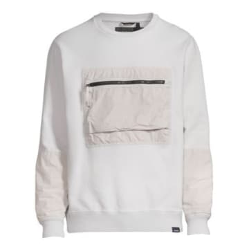 Nemen Jynx Chest Pocket Sweatshirt Ultra Light Grey