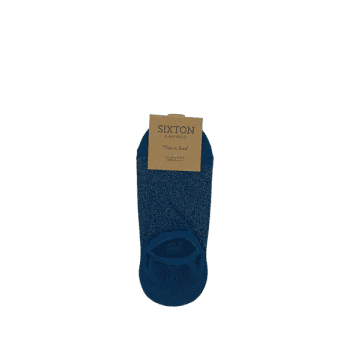 Sixton Tokyo Trainer Socks In Denim From In Blue