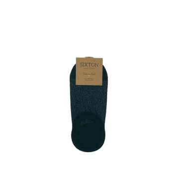 Sixton Tokyo Trainer Socks In Teal From