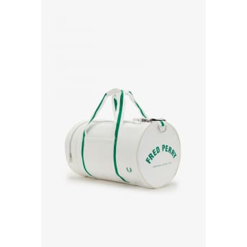 Fred Perry L7220 Classic Barrel Bag In White