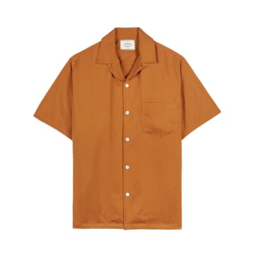 Portuguese Flannel Dogtown Shirt In Orange