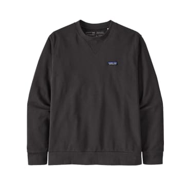 Patagonia Cotton Crewneck Sweatshirt In Black