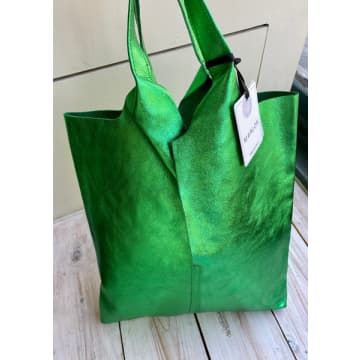 Marlon Shopper Tote Bag In Green