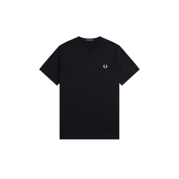 Shop Fred Perry Back Graphic T-shirt Black