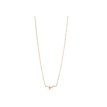 Enamel Copenhagen Twist Necklace In Gold