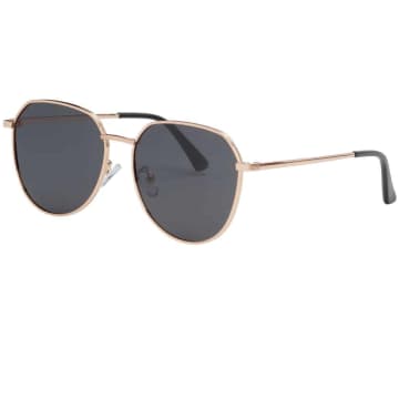 Elie Beaumont Gold Aviator Sunglasses
