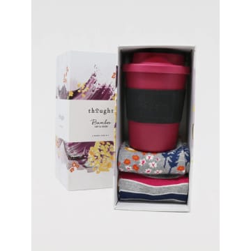 Lark London Thought Women's Bamboo Cup & Sock Gift Set