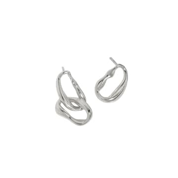 Janus Edinburgh Silver Steall Earrings In Metallic