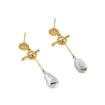 Janus Edinburgh Denarius Earrings In Silver/gold