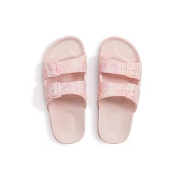 Shop Freedom Moses Slippers Aloha Rosa In Pink