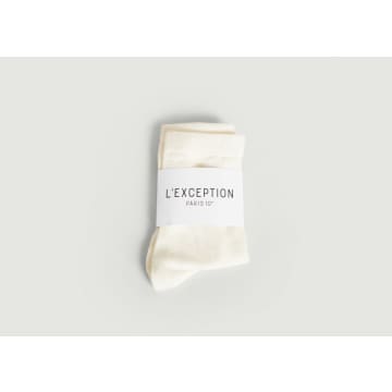 L'exception Paris Embroidered Socks