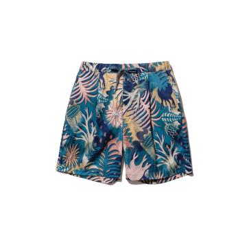 Snow Peak | Printed Breathable Quick Dry Shorts | Blue