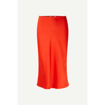 Samsoesamsoe Orange Agneta Skirt