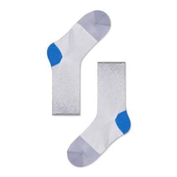 Happy Socks Light Blue Franca Ankle Socks
