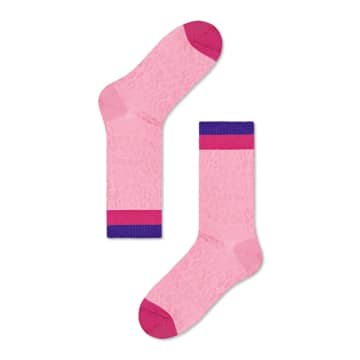 Happy Socks Light Pink Freja Crew Socks