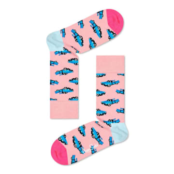 Happy Socks Light Pink Cadillac Socks