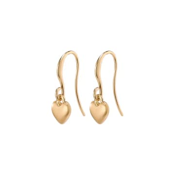 Pilgrim Sophia Gold Heart Earrings