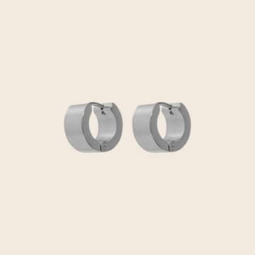 A Weathered Penny Vera Hoops | Silver In Metallic