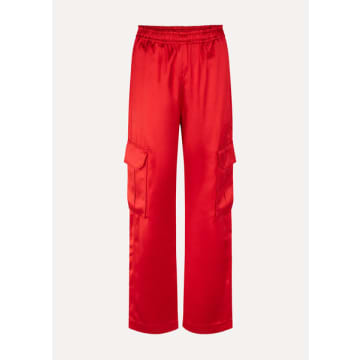 Shop Stine Goya Fatuna Pants In Red