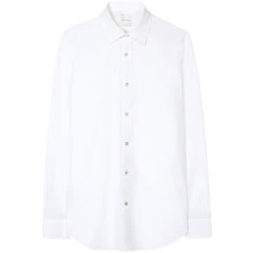 Paul Smith Cotton Tailored Shirt In White