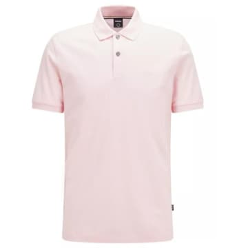 Hugo Boss Pallas Polo Shirt In Pink