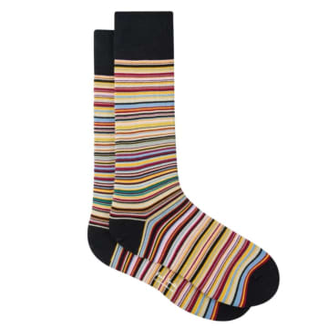 Shop Paul Smith Multi Stripe Signature Stripe Socks