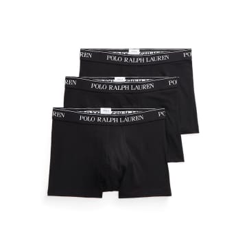 Ralph Lauren Menswear Classic 3 Pack Trunk In Black
